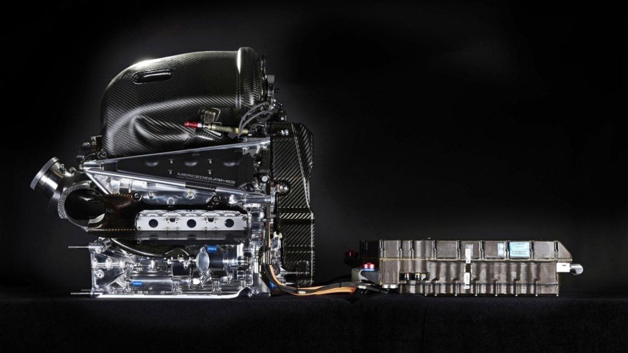 Motor de un monoplaza de F1